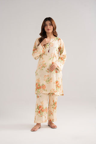 2 Piece Lawn Print Printed Suit (CP0355)
