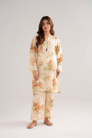 2 Piece Lawn Print Printed Suit (CP0355)