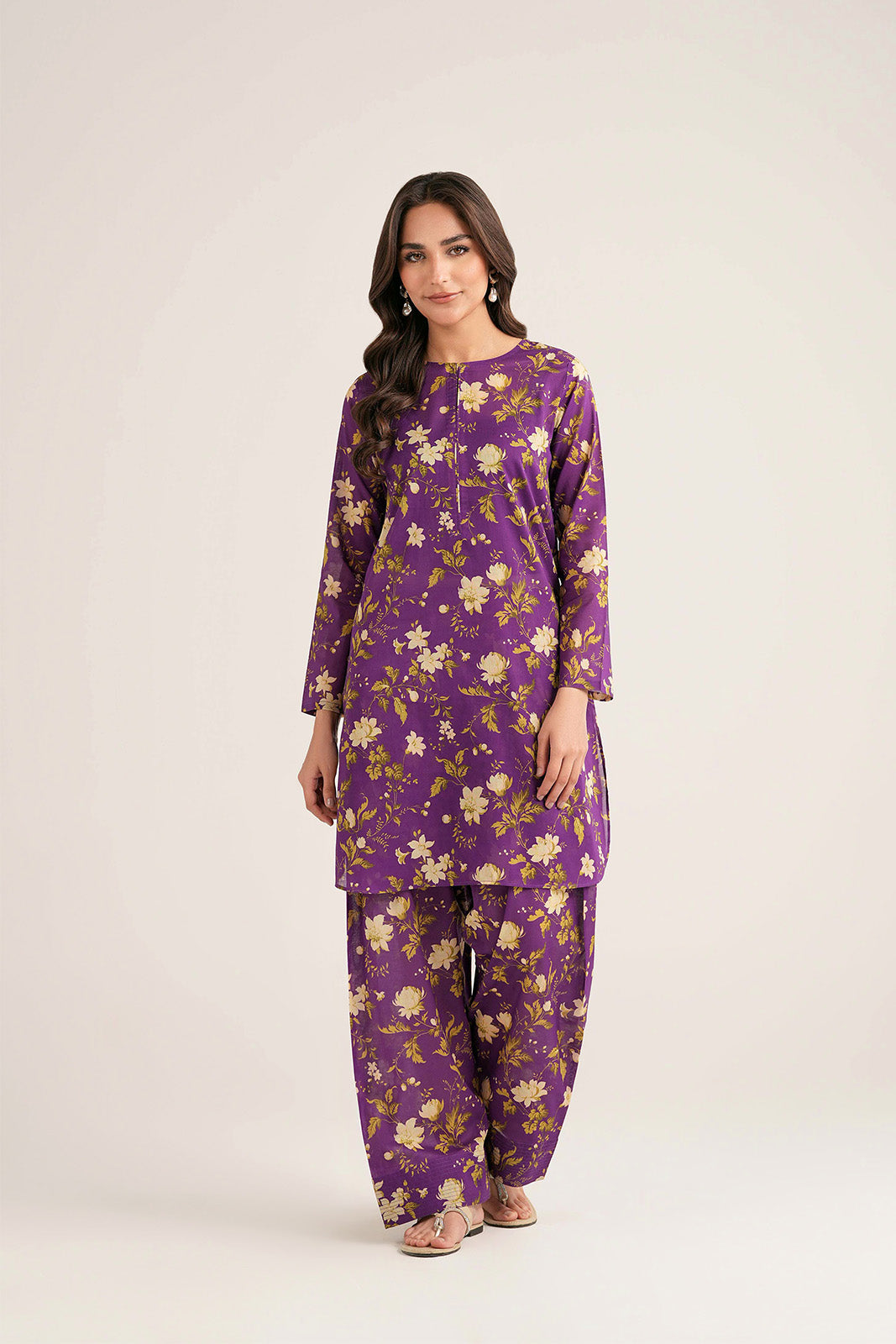 2 Piece Lawn Print Printed Suit (CP0358)