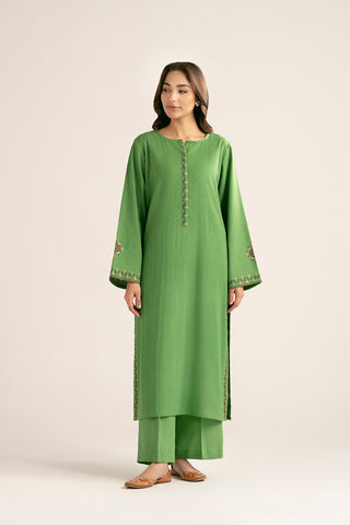 2 Piece Cotton Karandi Embroidered Suit (CP0363)