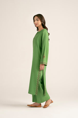 2 Piece Cotton Karandi Embroidered Suit (CP0363)