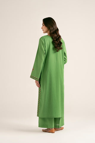 2 Piece Cotton Karandi Embroidered Suit (CP0363)