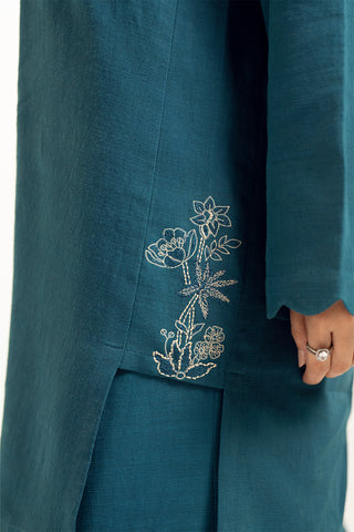 2 Piece Slub Khaddar Embroidered Suit (CP0366)