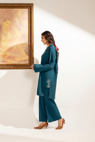 2 Piece Slub Khaddar Embroidered Suit (CP0366)