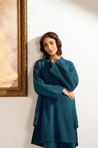 2 Piece Slub Khaddar Embroidered Suit (CP0366)