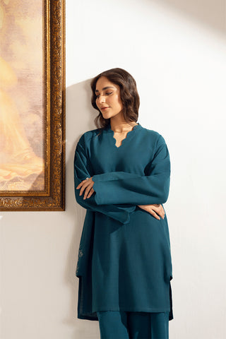 2 Piece Slub Khaddar Embroidered Suit (CP0366)