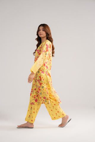 2 Piece Printed Lawn Printed Suit (CP0374)