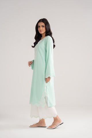 2 Piece Swiss Lawn Embroidered Suit (CP0375)