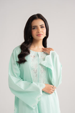 2 Piece Swiss Lawn Embroidered Suit (CP0375)