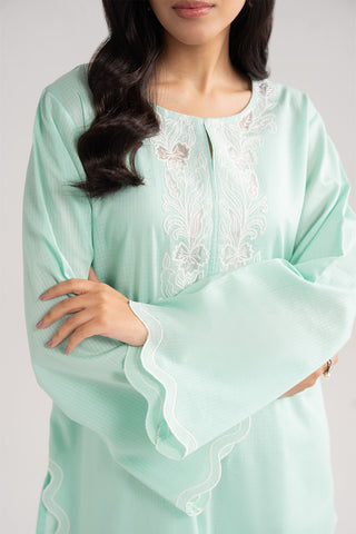 2 Piece Swiss Lawn Embroidered Suit (CP0375)