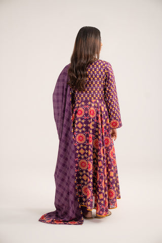 3 Piece Printed Lawn Printed Suit (CP0377)