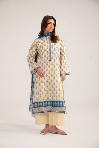 3 Piece Printed Lawn Printed Suit (CP0381)