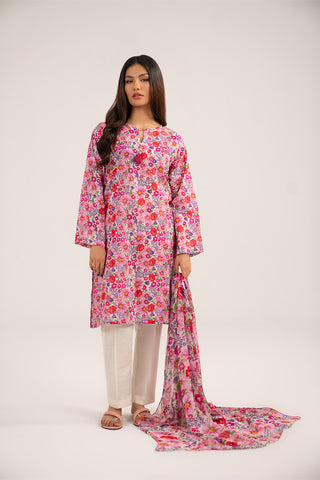 2 Piece Printed Lawn Printed Suit (CP0384)