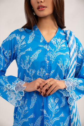 3 Piece Printed Lawn Printed Suit (CP0390)