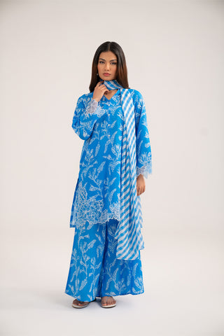 3 Piece Printed Lawn Printed Suit (CP0390)