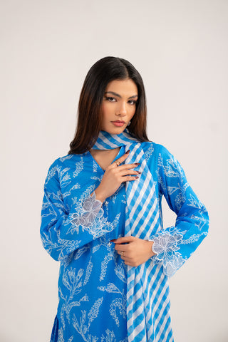 3 Piece Printed Lawn Printed Suit (CP0390)