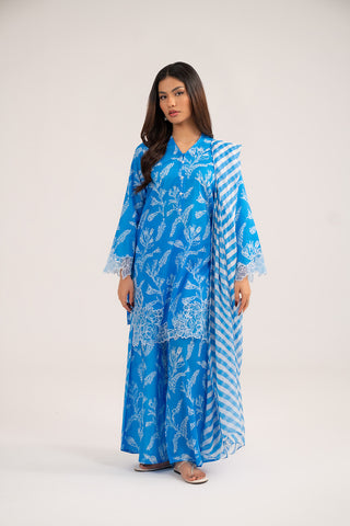 3 Piece Printed Lawn Printed Suit (CP0390)