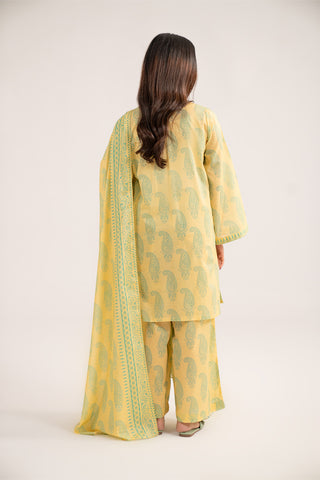 3 Piece Printed Lawn Printed Suit (CP0394)