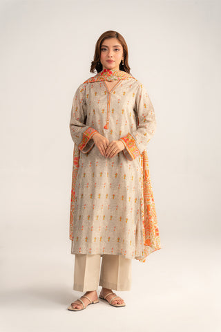 3 Piece Printed Lawn Printed Suit (CP0405)