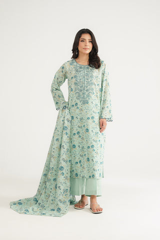 3 Piece Printed Lawn Printed Suit (CP0414)