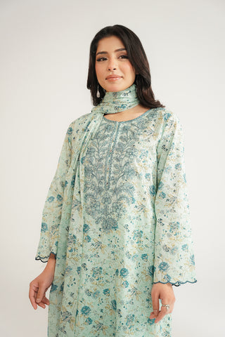 3 Piece Printed Lawn Printed Suit (CP0414)