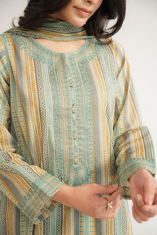 3 Piece Printed Lawn Printed Suit (CP0417)