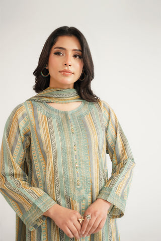 3 Piece Printed Lawn Printed Suit (CP0417)