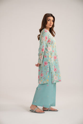 2 Piece Printed Lawn Embroidered Suit (CP0422)