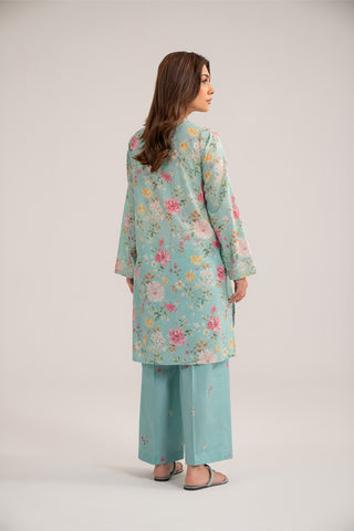 2 Piece Printed Lawn Embroidered Suit (CP0422)