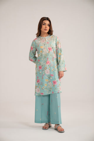 2 Piece Printed Lawn Embroidered Suit (CP0422)