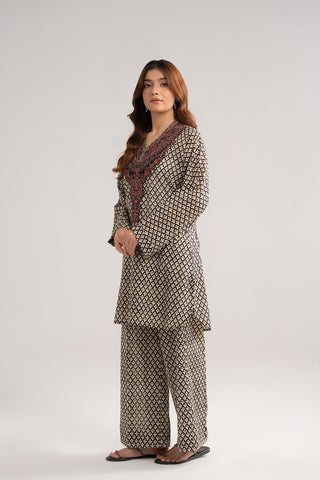 2 Piece Printed Lawn Embroidered Suit (CP0430)