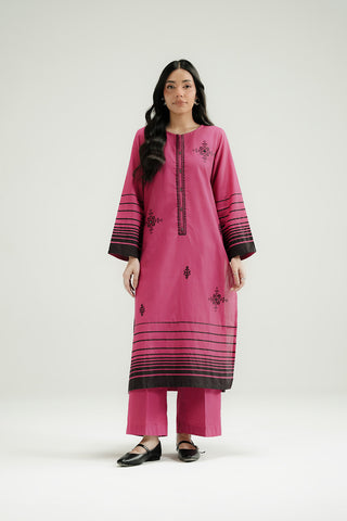 2 Piece Slub Khaddar Embroidered Suit (CP0446)