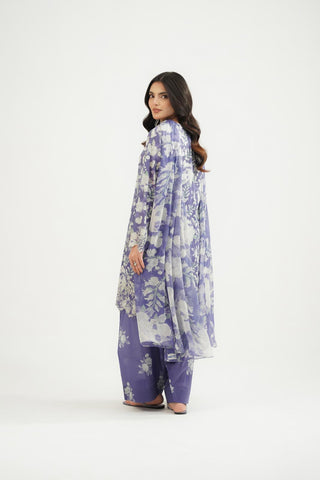 3 Piece Printed Lawn Embroidered Suit (CP0474)