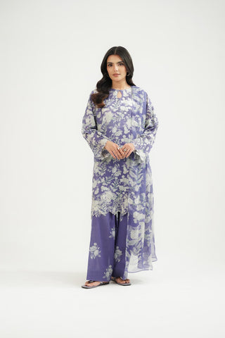 3 Piece Printed Lawn Embroidered Suit (CP0474)