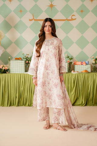3 Piece Printed Lawn Printed Suit (CP0489)