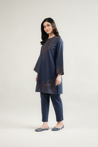 2 Piece Slub Khaddar Embroidered Suit (CP0536)