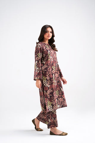 2 Piece Printed Slub Khaddar Printed Suit (CP0546)