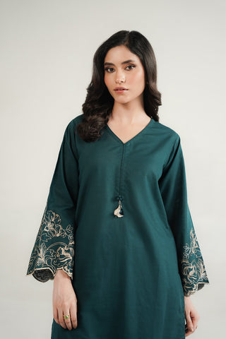2 Piece Slub Khaddar Embroidered Suit (CP0551)