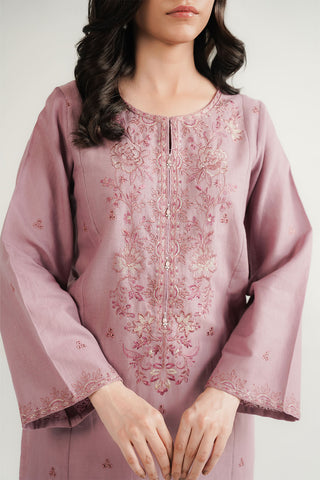 2 Piece Slub Khaddar Embroidered Suit (CP0554)