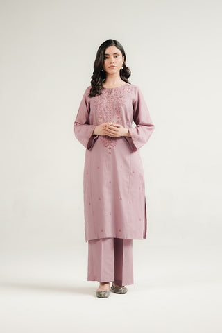 2 Piece Slub Khaddar Embroidered Suit (CP0554)
