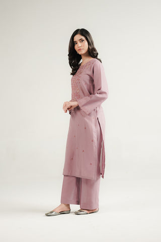 2 Piece Slub Khaddar Embroidered Suit (CP0554)
