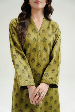 2 Piece Printed Slub Khaddar Printed Suit (CP0563)