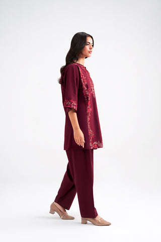 2 Piece Slub Khaddar Embroidered Suit (CP0572)