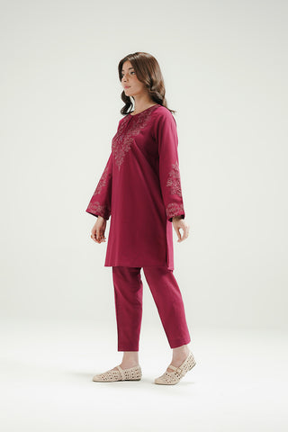 2 Piece Slub Khaddar Embroidered Suit (CP0575)