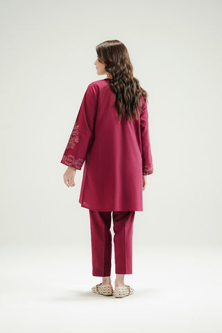 2 Piece Slub Khaddar Embroidered Suit (CP0575)