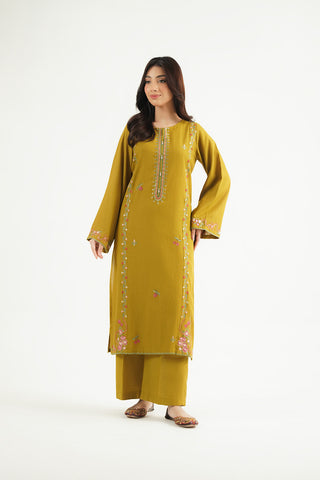 2 Piece Lawn Karandi Embroidered Suit (CP0580)