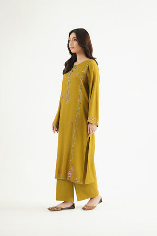 2 Piece Lawn Karandi Embroidered Suit (CP0580)
