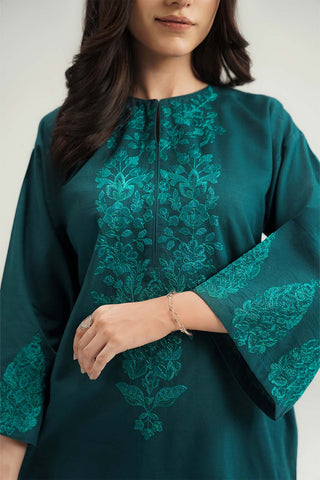 2 Piece Slub Khaddar Embroidered Suit (CP0582)