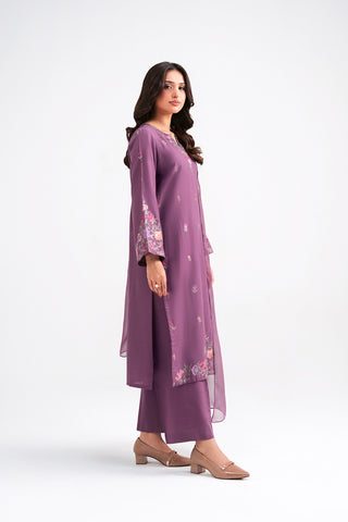3 Piece Slub Khaddar Embroidered Suit (CP0584)