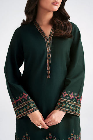 2 Piece Slub Khaddar Embroidered Suit (CP0585)